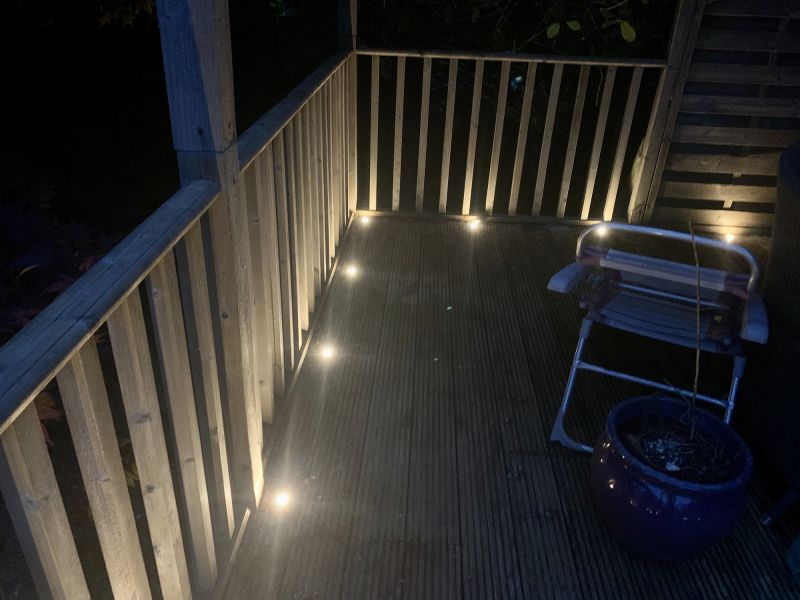 Deck Lights Installation
